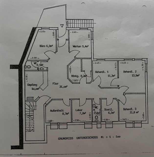WIESBACH : Ca. 130 m² Büro- / Praxisfläche mit 4 Stellplätzen zur individuellen NUTZUNG ! !