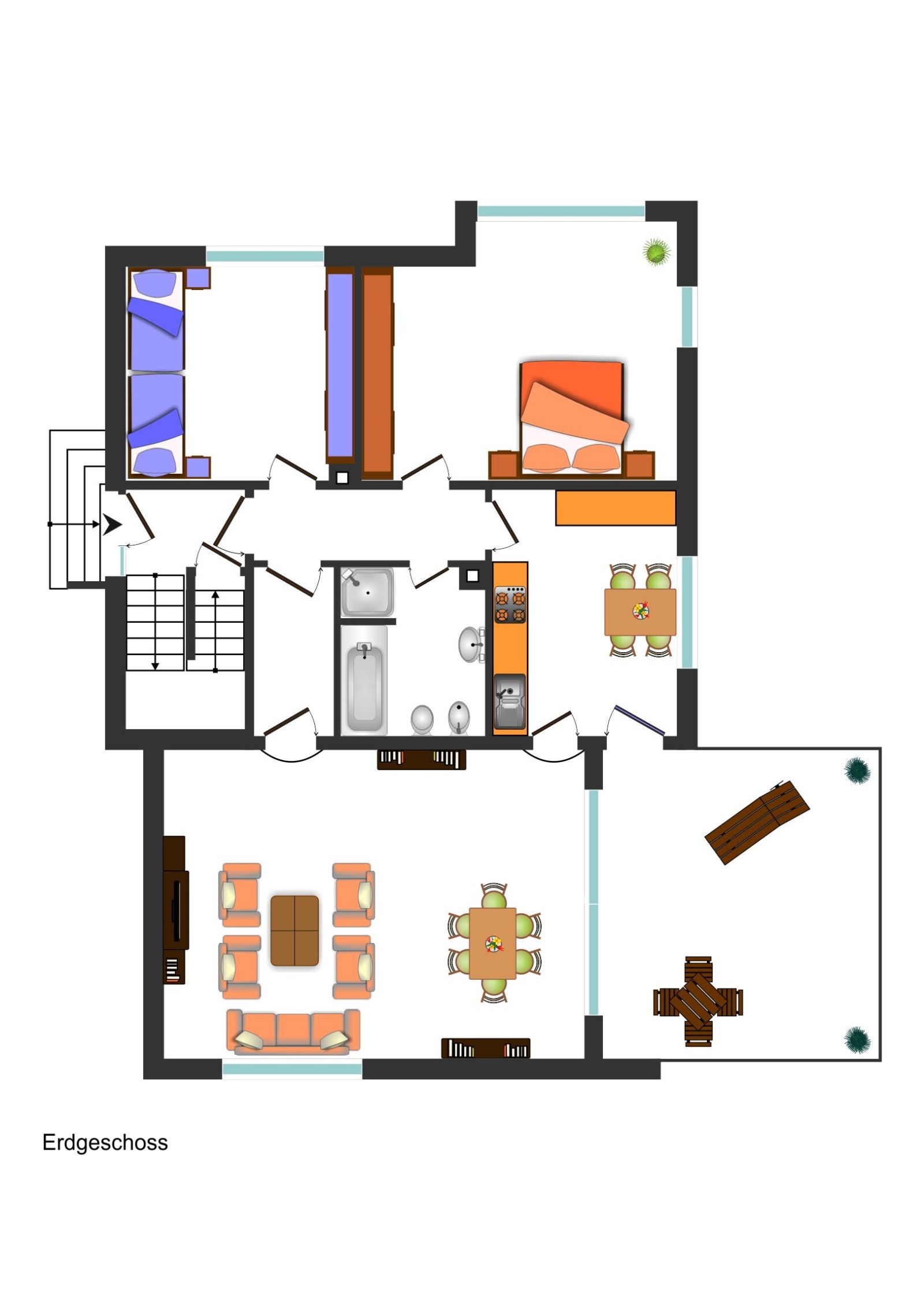 STEINBACH :  Großes 1 - 2 Familienhaus in ruhiger RANDLAGE wartet auf neue BEWOHNER ! !