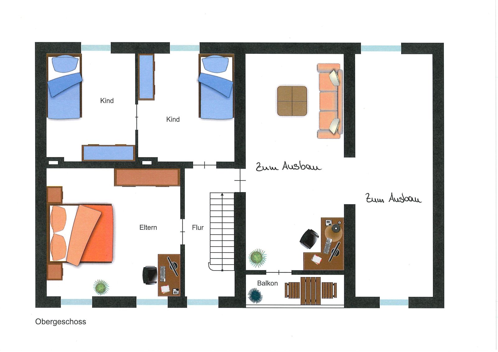 GRESAUBACH : Gepflegtes und solides HAUS mit AUSBAUKAPAZITÄT  !