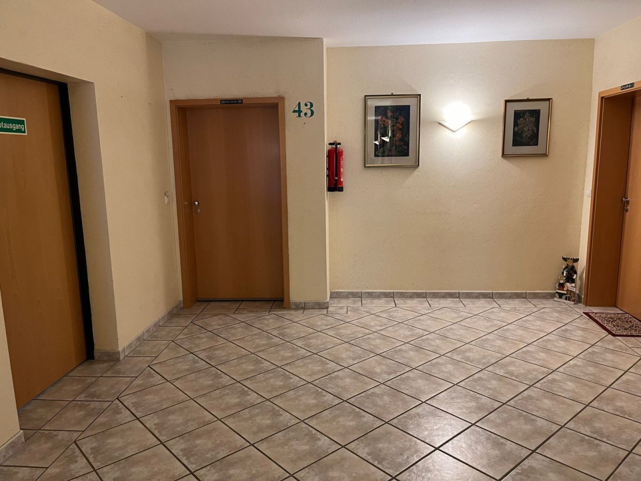 Eingang zur Wohnung Eingang zur Wohnung