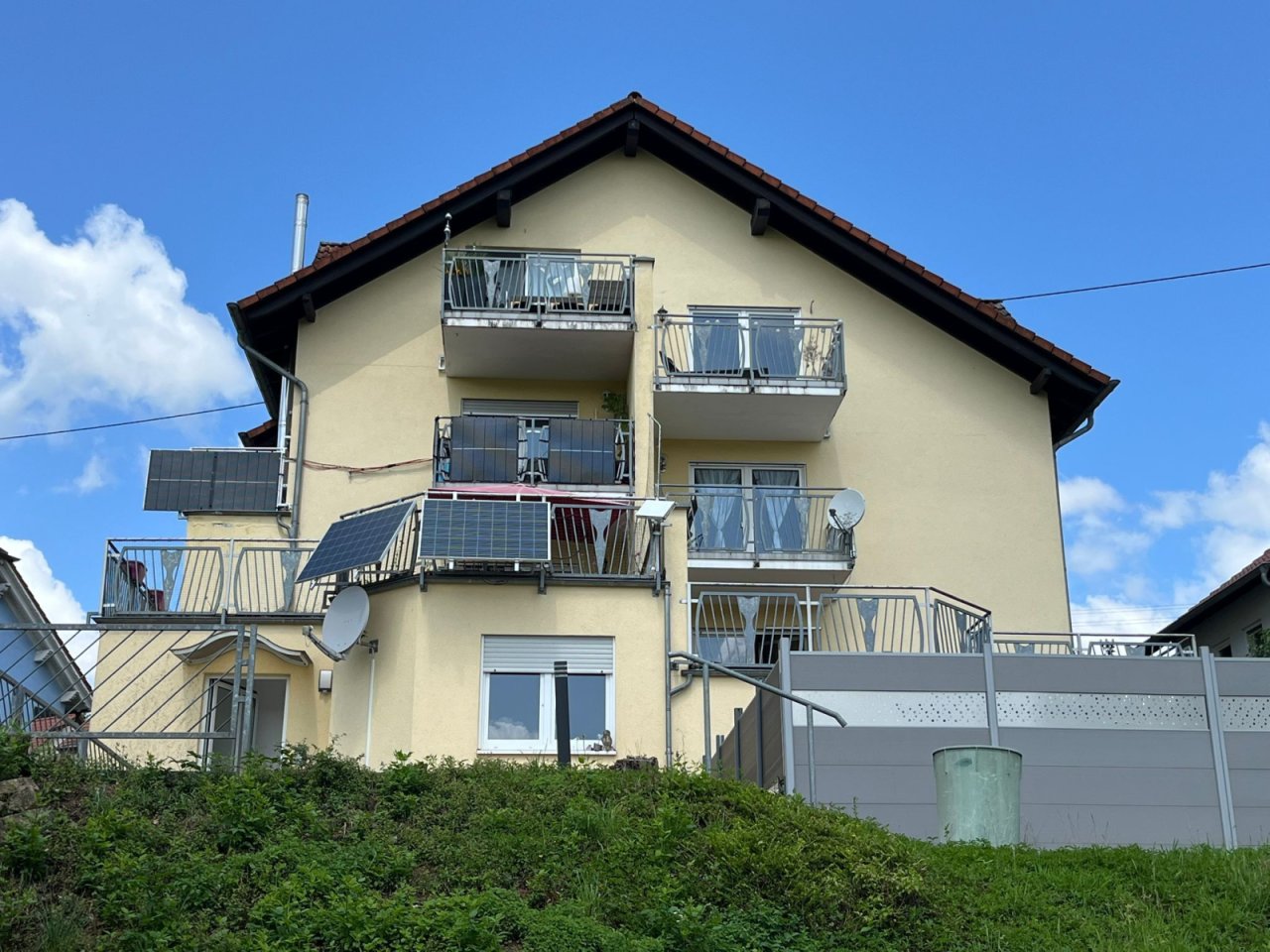 Rückansicht ( Wohnung EG links ) 