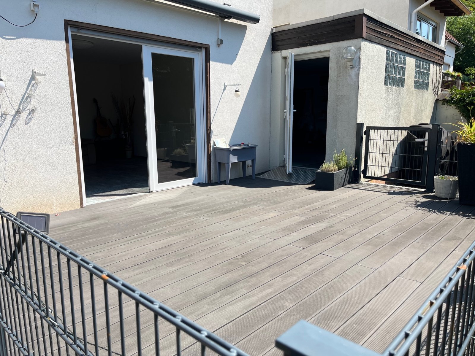 Terrasse Wohnzimmer mit Zugang Garage Terrasse Wohnzimmer mit Zugang Garage