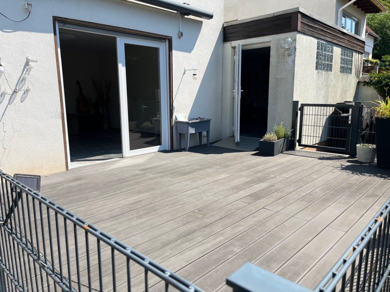 Terrasse Wohnzimmer mit Zugang Garage Terrasse Wohnzimmer mit Zugang Garage