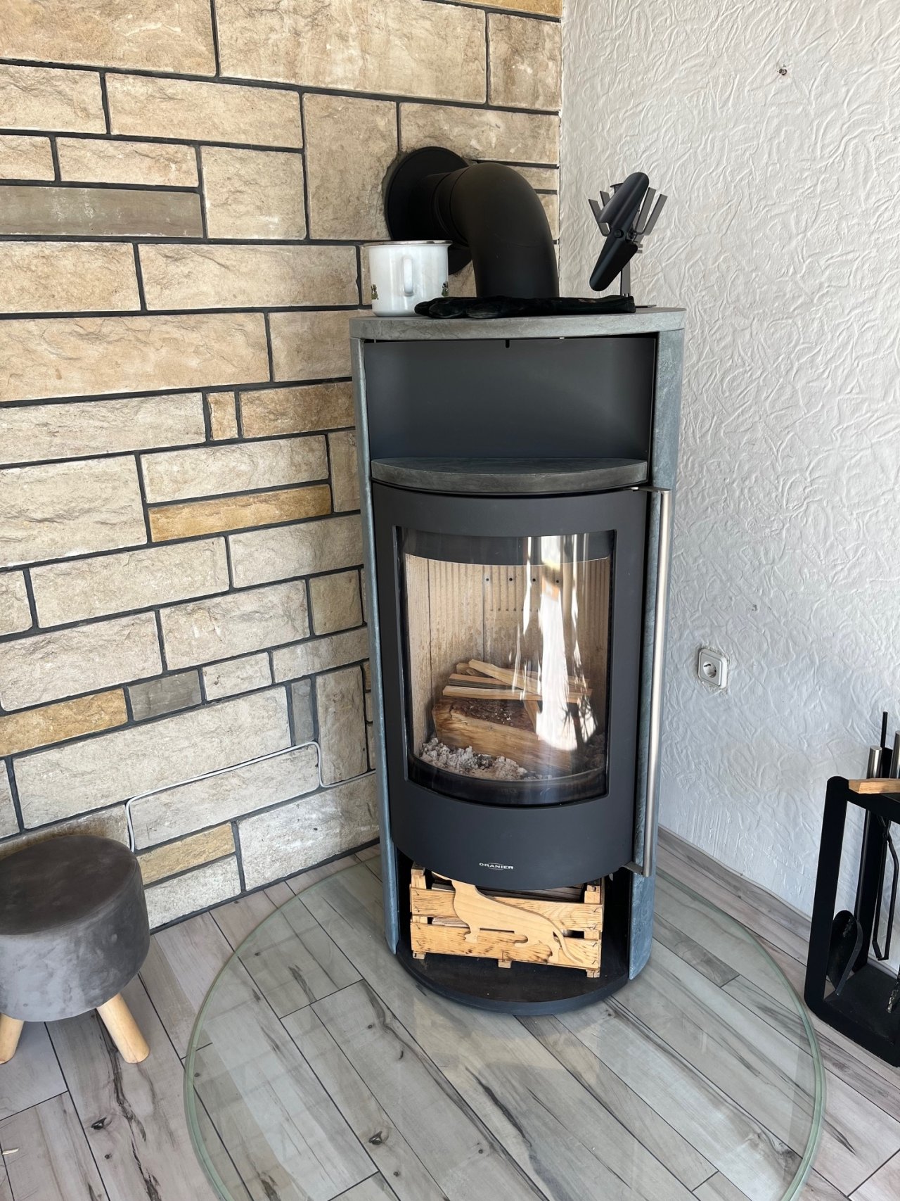 Kaminofen Wohnzimmer EG