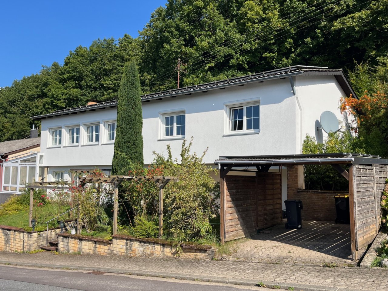 Aussenansicht mit Carport