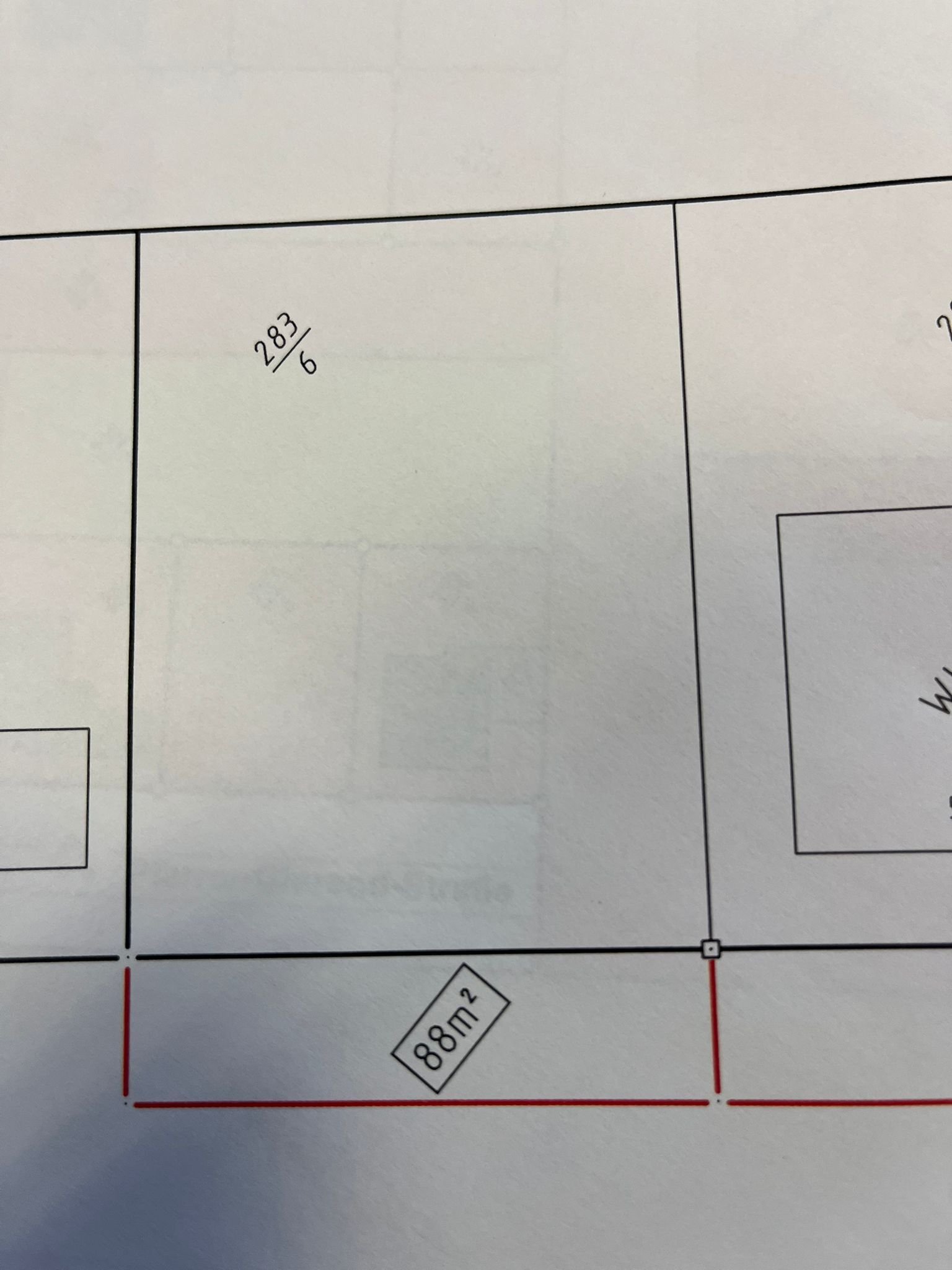 Grundstück mit Teilfläche Gemeinde